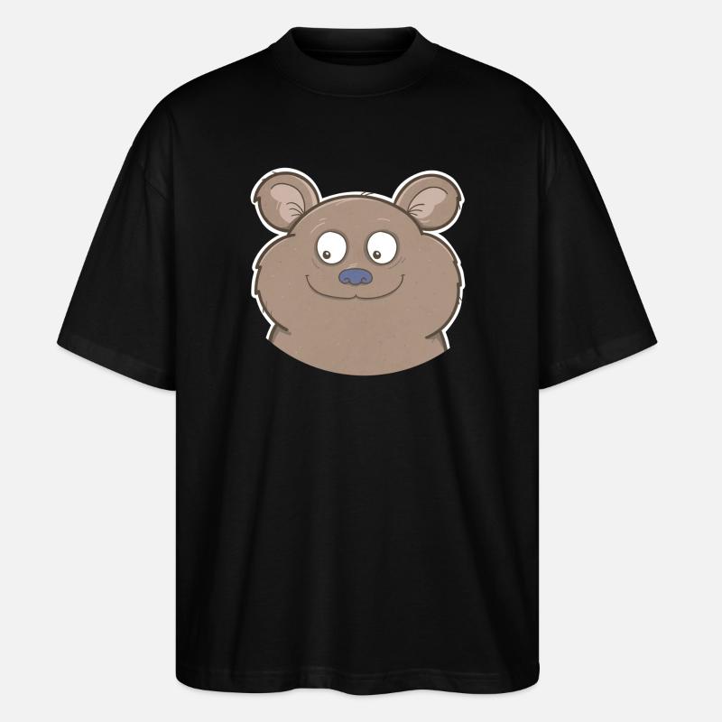 Ours - T-shirt bio Blaster 2.0 coupe oversize Stanley/Stella Unisexe - noir