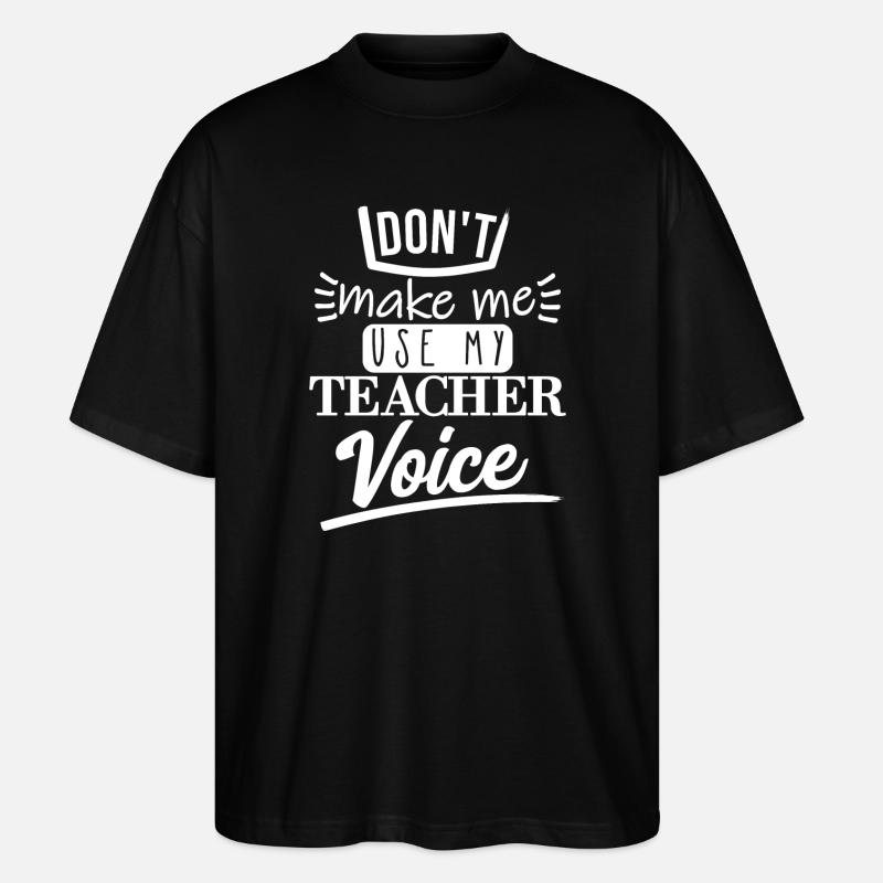 Ne me faites pas l’utiliser (blanc) - T-shirt bio Blaster 2.0 coupe oversize Stanley/Stella Unisexe - noir