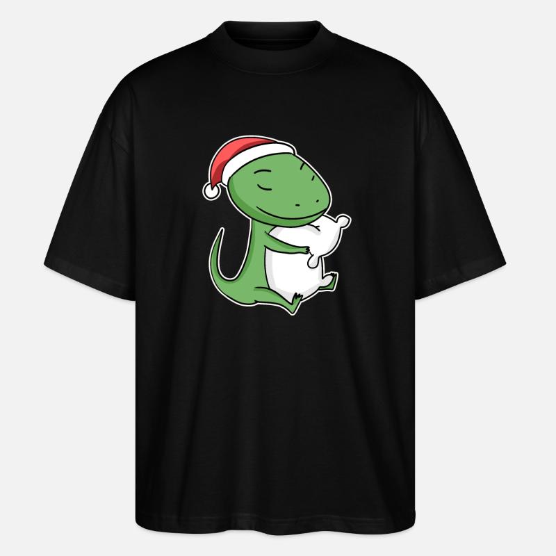 Lézard Noël Sommeil Sommeil Sommeil - T-shirt bio Blaster 2.0 coupe oversize Stanley/Stella Unisexe - noir