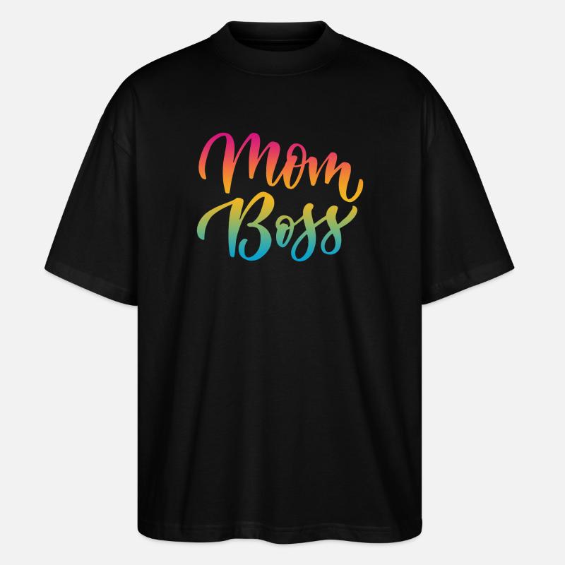 Mama Bos.s - Stanley/Stella Oversized Unisex Bio T-Shirt Blaster 2.0 - Schwarz
