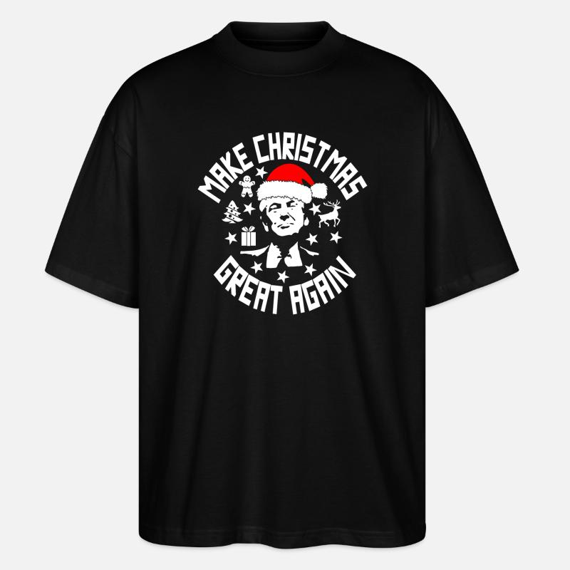 NOËL - T-shirt bio Blaster 2.0 coupe oversize Stanley/Stella Unisexe - noir