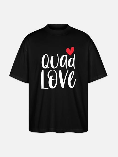 Quad Quadfahrerin Offroad Leidenschaft Geschenk - Stanley/Stella Oversized Unisex Bio T-Shirt Blaster 2.0 - Schwarz