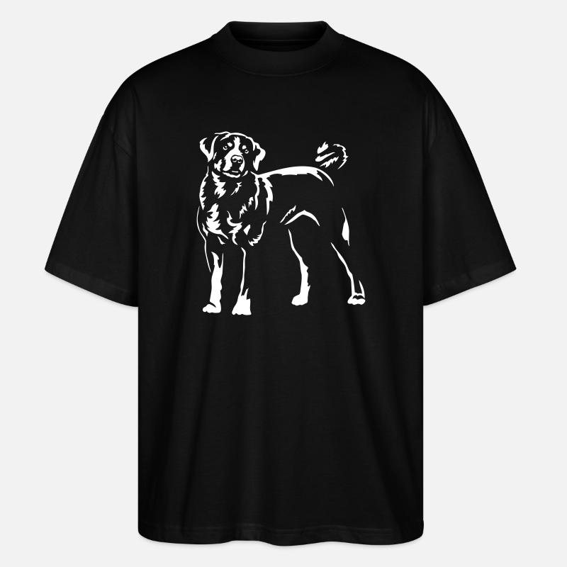 Appenzeller "Black Edition" - Stanley/Stella Oversized Unisex Bio T-Shirt Blaster 2.0 - Schwarz