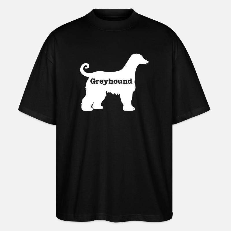 Windhund - Stanley/Stella Oversized Unisex Bio T-Shirt Blaster 2.0 - Schwarz