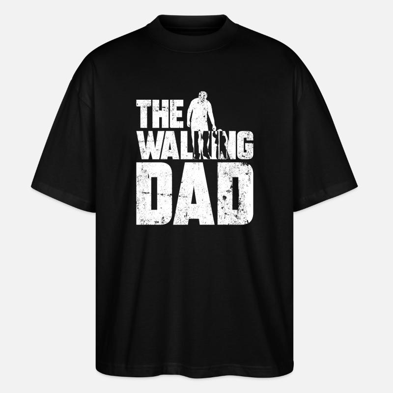 Postapokalyptische Stride-Silhouette - Stanley/Stella Oversized Unisex Bio T-Shirt Blaster 2.0 - Schwarz