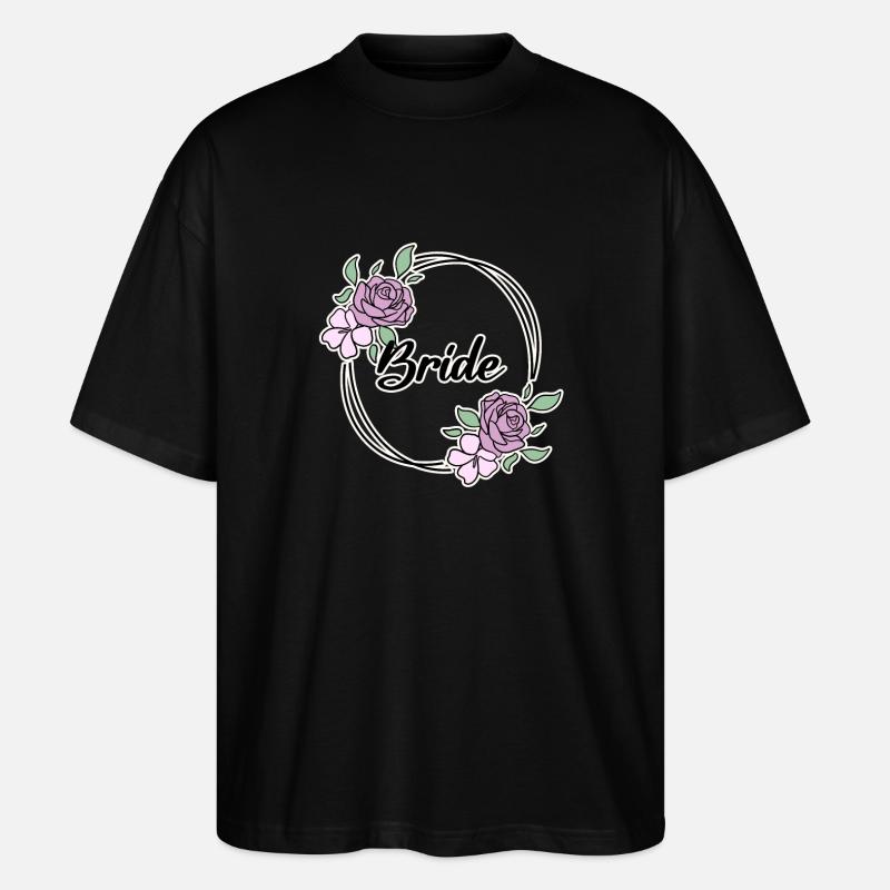 Mariée - T-shirt bio Blaster 2.0 coupe oversize Stanley/Stella Unisexe - noir