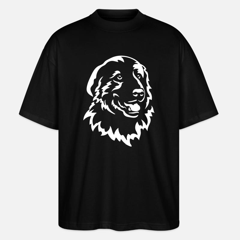Maremmano Head « Black Edition » - T-shirt bio Blaster 2.0 coupe oversize Stanley/Stella Unisexe - noir