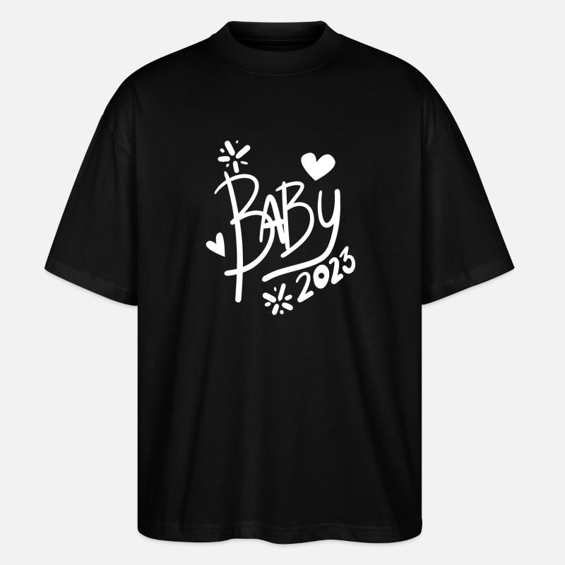 Bébé 2023 - T-shirt bio Blaster 2.0 coupe oversize Stanley/Stella Unisexe - noir