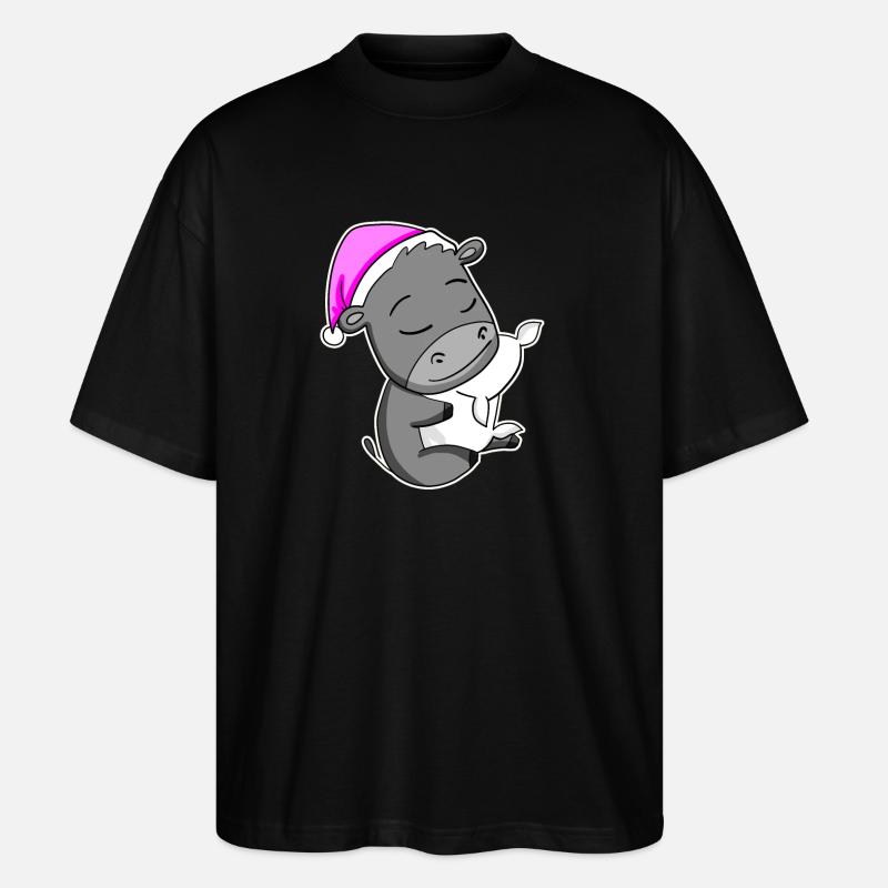 Esel - Stanley/Stella Oversized Unisex Bio T-Shirt Blaster 2.0 - Schwarz