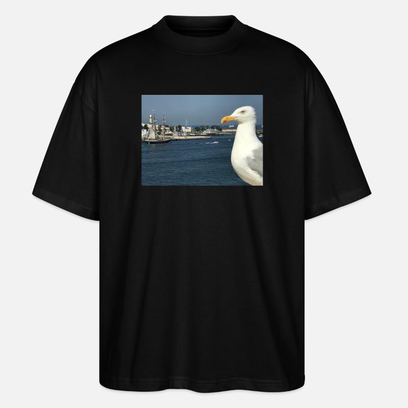 Mowe - Stanley/Stella Oversized Unisex Bio T-Shirt Blaster 2.0 - Schwarz