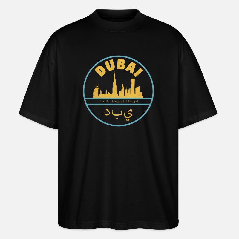 Dubai - Stanley/Stella Oversized Unisex Bio T-Shirt Blaster 2.0 - Schwarz