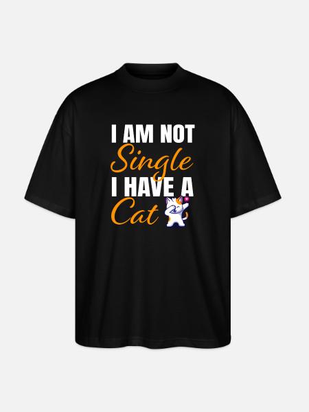 Pas Libre, J'ai un Chat - T-shirt bio Blaster 2.0 coupe oversize Stanley/Stella Unisexe - noir