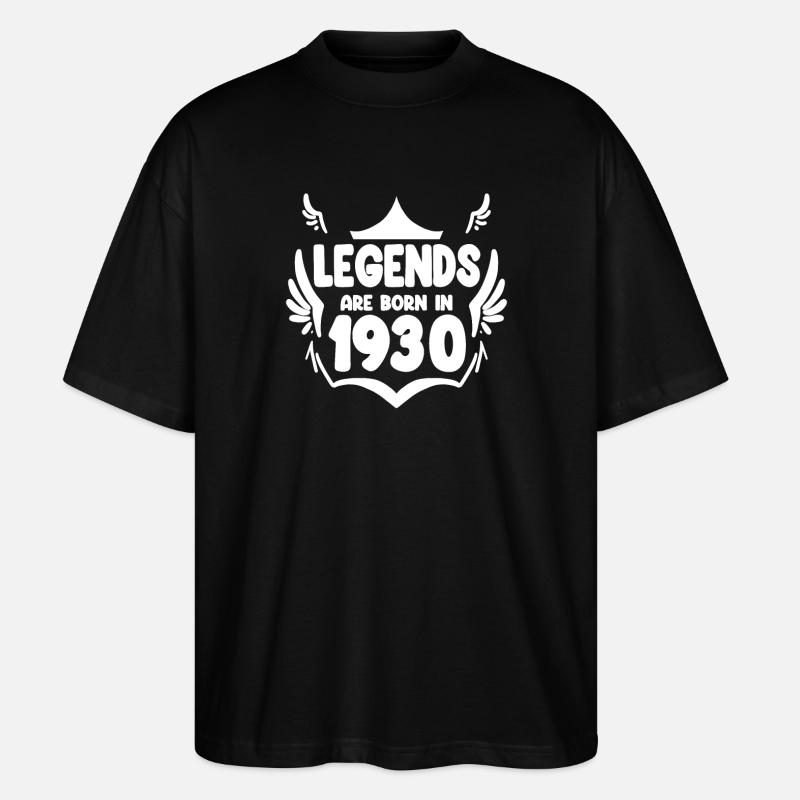 1930 - Stanley/Stella Oversized Unisex Bio T-Shirt Blaster 2.0 - Schwarz