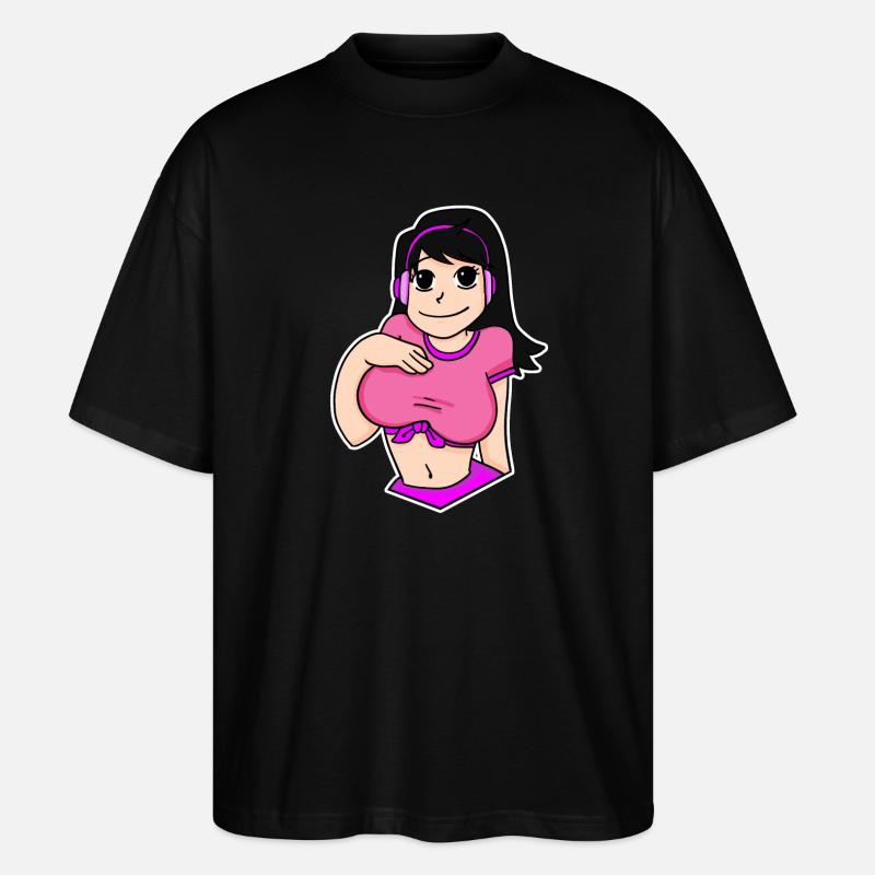 Anime - T-shirt bio Blaster 2.0 coupe oversize Stanley/Stella Unisexe - noir