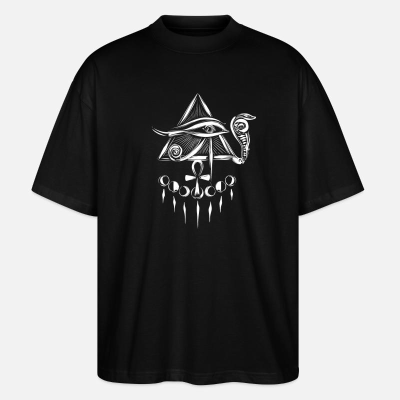 Oeil d’Horus Œil d’Horus - T-shirt bio Blaster 2.0 coupe oversize Stanley/Stella Unisexe - noir