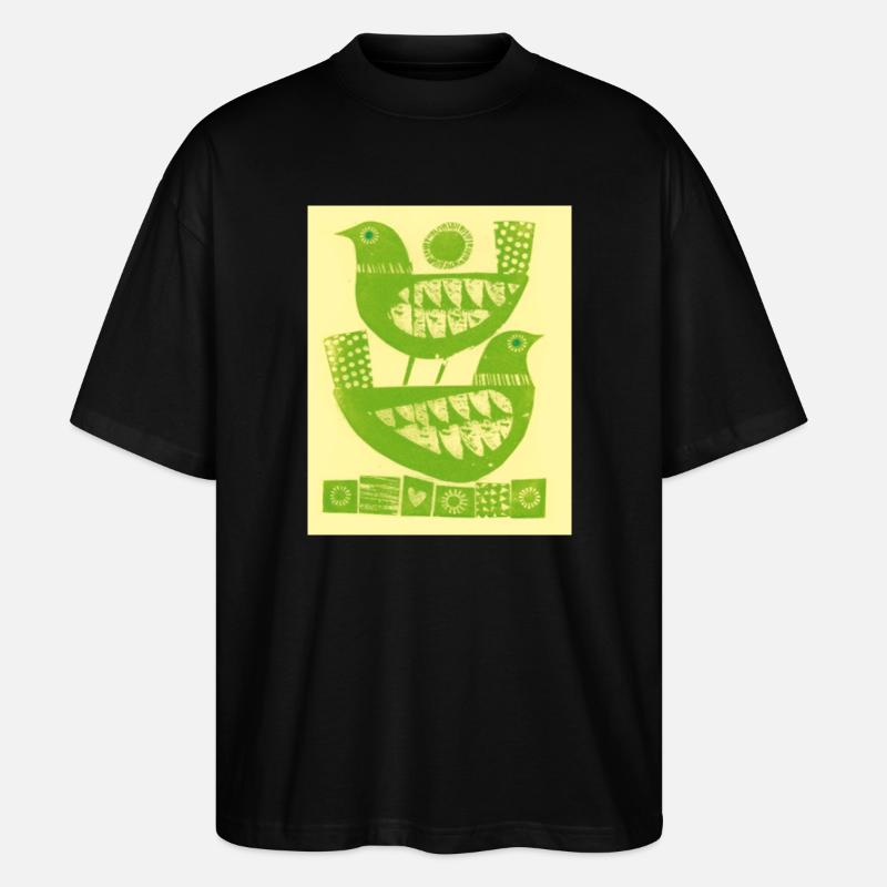 Taube - Stanley/Stella Oversized Unisex Bio T-Shirt Blaster 2.0 - Schwarz