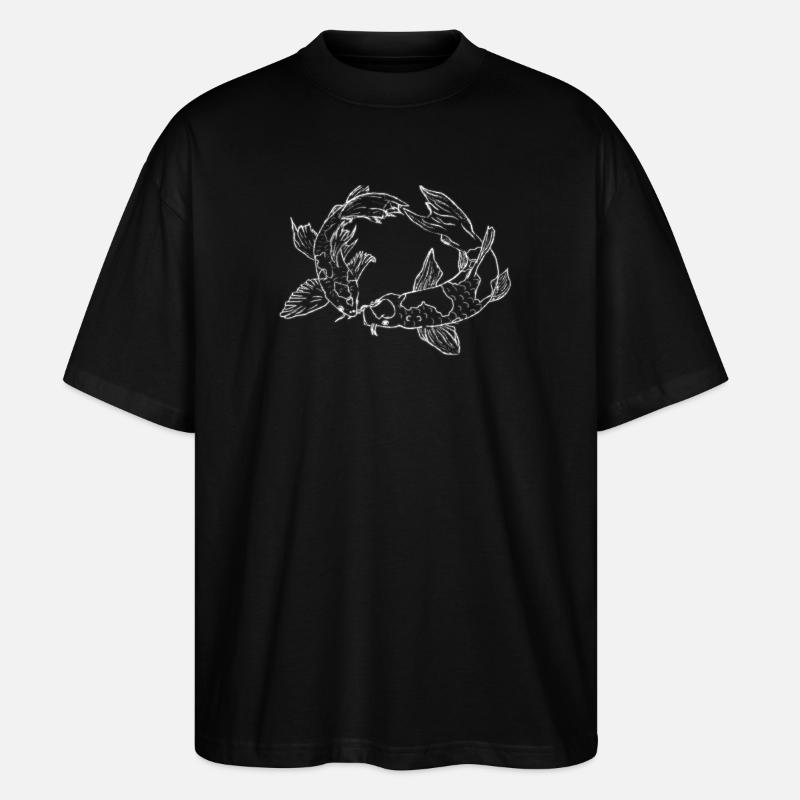 Koi - Stanley/Stella Oversized Unisex Organic T-shirt Blaster 2.0 - black