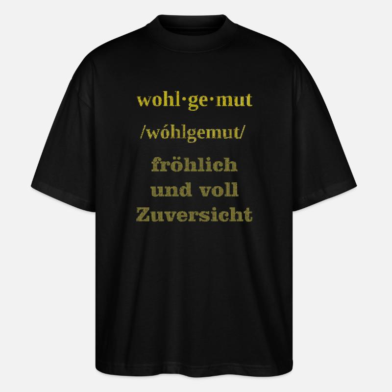 wohlgemut - Stanley/Stella Oversized Unisex Bio T-Shirt Blaster 2.0 - Schwarz