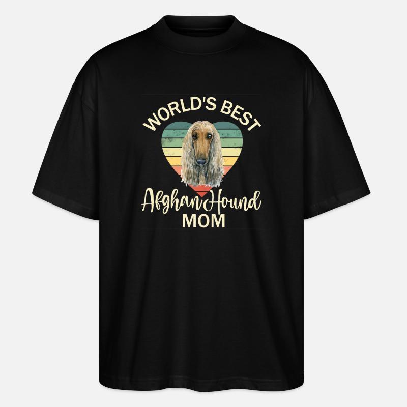 Lévriers afghans Afghans - T-shirt bio Blaster 2.0 coupe oversize Stanley/Stella Unisexe - noir