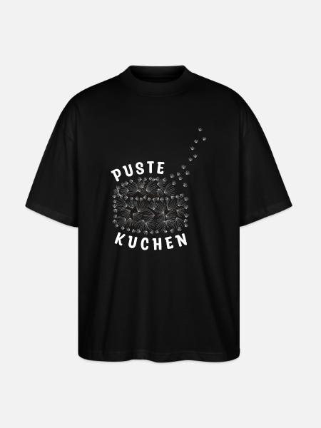 Pustekuchen - Pusteblume - Stanley/Stella Oversized Unisex Bio T-Shirt Blaster 2.0 - Schwarz