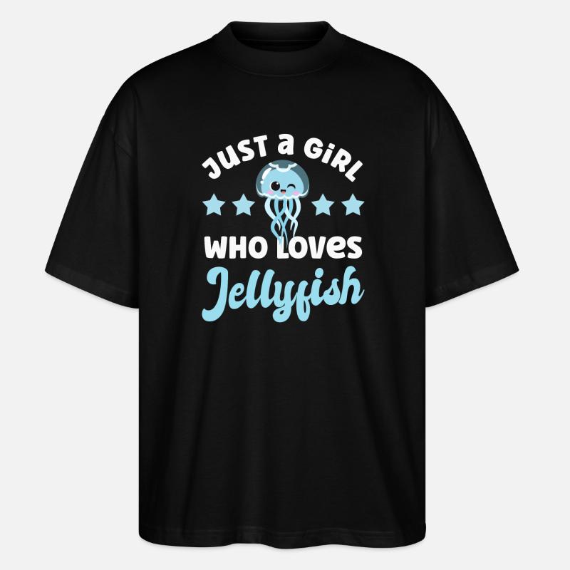 Méduses Méduses - T-shirt bio Blaster 2.0 coupe oversize Stanley/Stella Unisexe - noir
