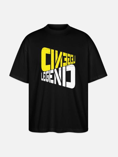 LEGEND - Stanley/Stella Oversized Unisex Organic T-shirt Blaster 2.0 - black