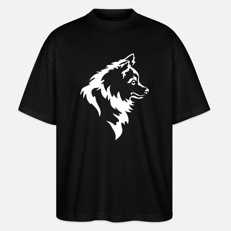 Spitz Kopf "Black Edition" - Stanley/Stella Oversized Unisex Bio T-Shirt Blaster 2.0 - Schwarz