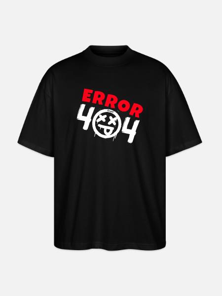 Error 404 Not Found - Stanley/Stella Oversized Unisex Organic T-shirt Blaster 2.0 - black