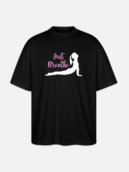 Yoga Geschenkidee - Namaste - Stanley/Stella Oversized Unisex Bio T-Shirt Blaster 2.0 - Schwarz