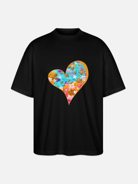 FrühlingsBlüten - Sonja Ariel von Staden - Stanley/Stella Oversized Unisex Organic T-shirt Blaster 2.0 - black