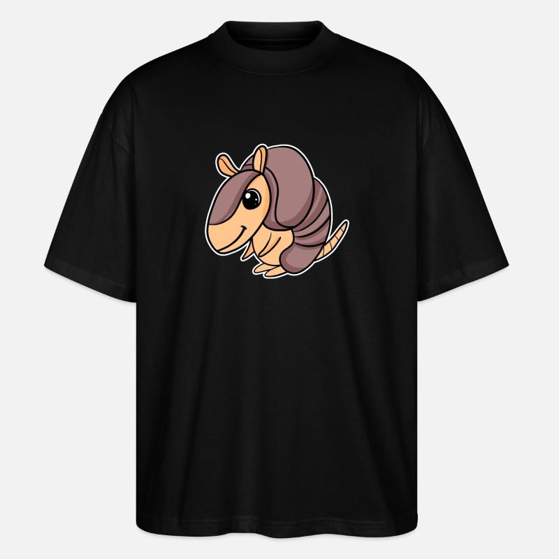 Armadillos Gürteltier - Stanley/Stella Oversized Unisex Bio T-Shirt Blaster 2.0 - Schwarz