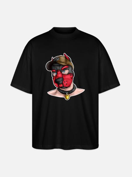 PuppyRed - Stanley/Stella Oversized Unisex Organic T-shirt Blaster 2.0 - black