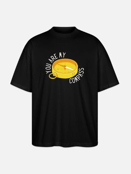 lover, declaration of love - Stanley/Stella Oversized Unisex Organic T-shirt Blaster 2.0 - black