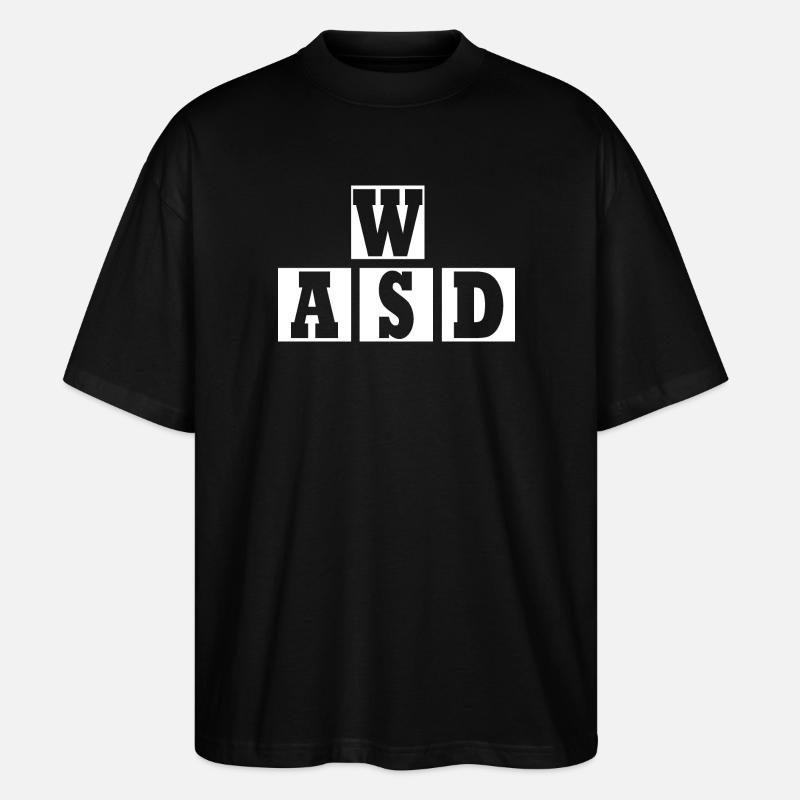 W A S D - T-shirt bio Blaster 2.0 coupe oversize Stanley/Stella Unisexe - noir