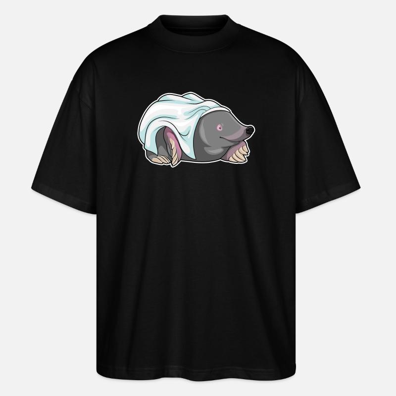 Maulwurf Braut Schleier Hochzeit - Stanley/Stella Oversized Unisex Bio T-Shirt Blaster 2.0 - Schwarz