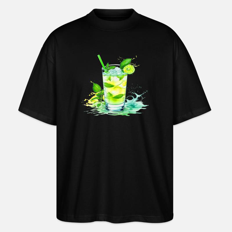 Mojito - Stanley/Stella Oversized Unisex Bio T-Shirt Blaster 2.0 - Schwarz