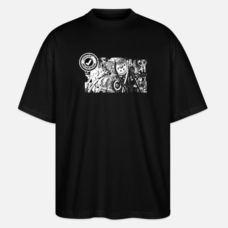 BESTER MECHANIKER - Stanley/Stella Oversized Unisex Bio T-Shirt Blaster 2.0 - Schwarz