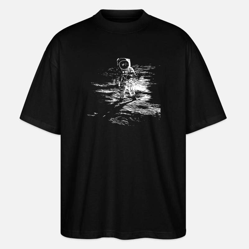 Space - Stanley/Stella Oversized Unisex Organic T-shirt Blaster 2.0 - black