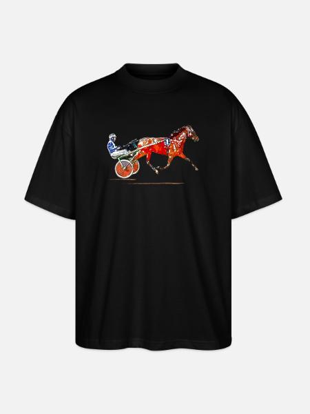 Trotting - Stanley/Stella Oversized Unisex Organic T-shirt Blaster 2.0 - black