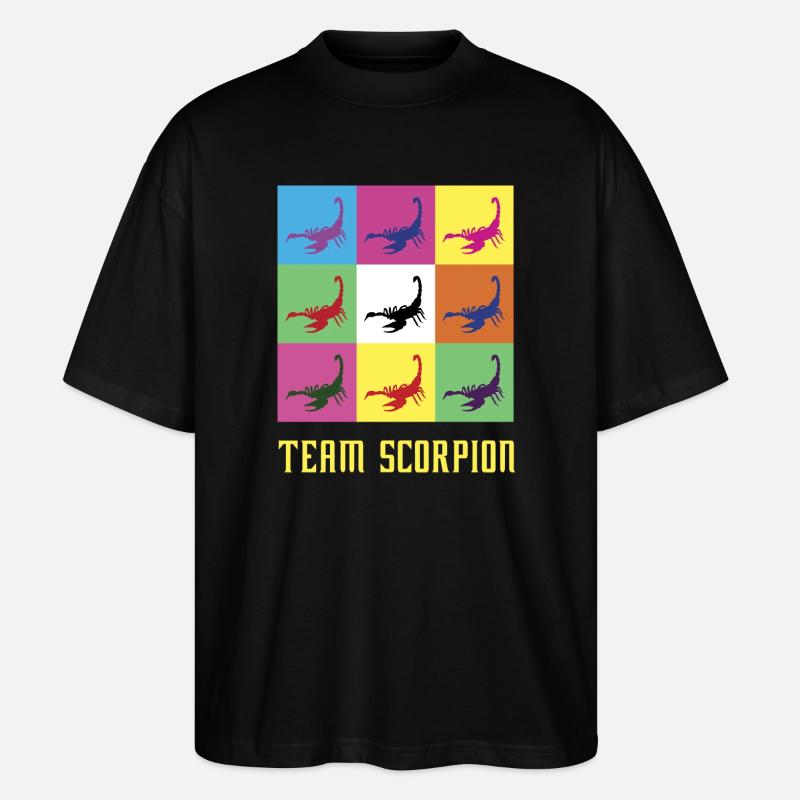 L'équipe Scorpio - T-shirt bio Blaster 2.0 coupe oversize Stanley/Stella Unisexe - noir