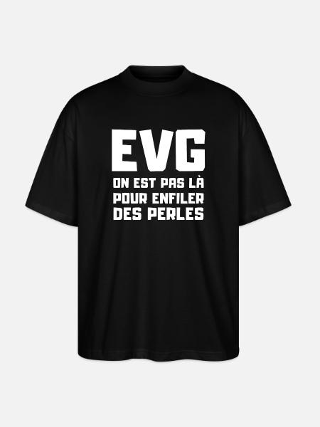 EVG, équipe du marié, futur marié - T-shirt bio Blaster 2.0 coupe oversize Stanley/Stella Unisexe - noir