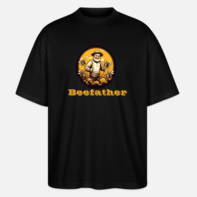 Beefather - Stanley/Stella Oversized Unisex Bio T-Shirt Blaster 2.0 - Schwarz