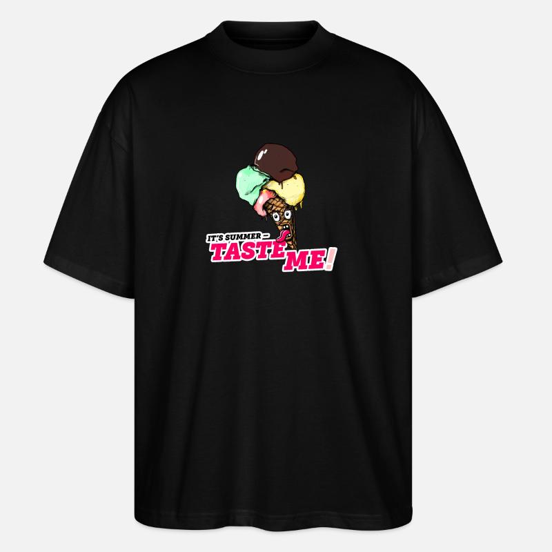 It’s Summer – Taste Me! - Stanley/Stella Oversized Unisex Bio T-Shirt Blaster 2.0 - Schwarz