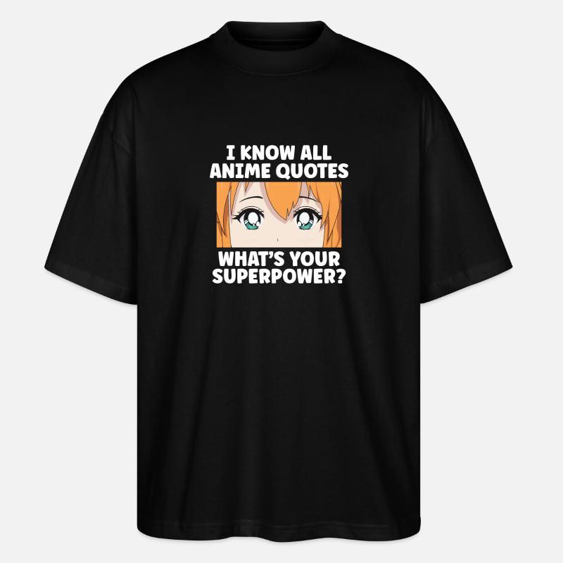 Anime Serien Design - Stanley/Stella Oversized Unisex Bio T-Shirt Blaster 2.0 - Schwarz