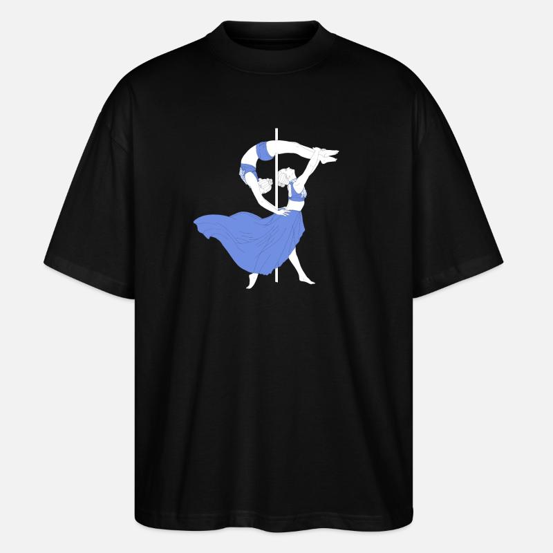 Pole Dance Blue Impression - T-shirt bio Blaster 2.0 coupe oversize Stanley/Stella Unisexe - noir