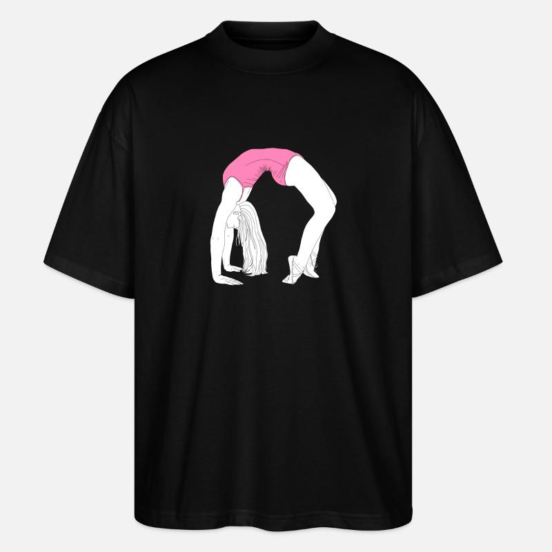 Pont de la danse acrobatique - T-shirt bio Blaster 2.0 coupe oversize Stanley/Stella Unisexe - noir