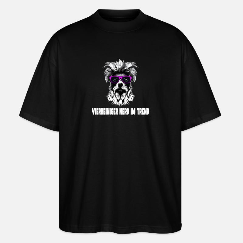 Conception pour chien - T-shirt bio Blaster 2.0 coupe oversize Stanley/Stella Unisexe - noir