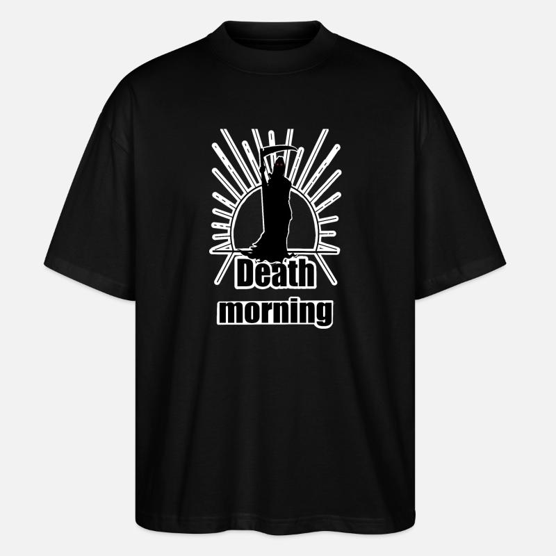Matin de la mort - T-shirt bio Blaster 2.0 coupe oversize Stanley/Stella Unisexe - noir