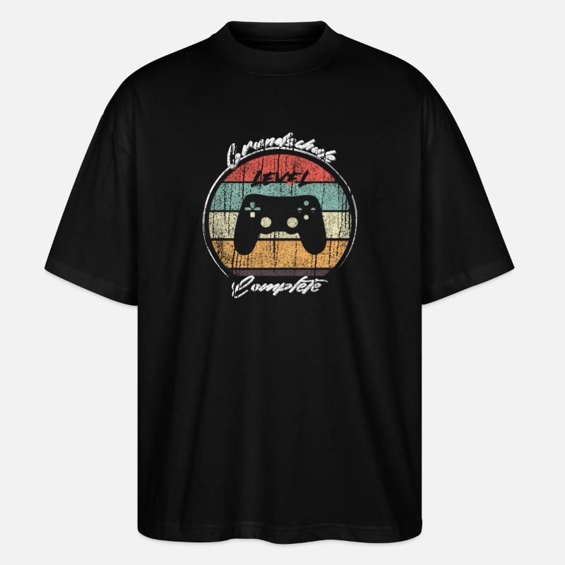 Elementary Level Complete Gamer - Stanley/Stella Oversized Unisex Organic T-shirt Blaster 2.0 - black