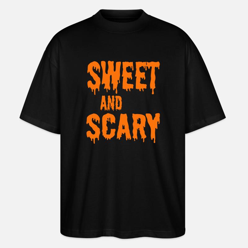 Süß und gruselig - Stanley/Stella Oversized Unisex Bio T-Shirt Blaster 2.0 - Schwarz